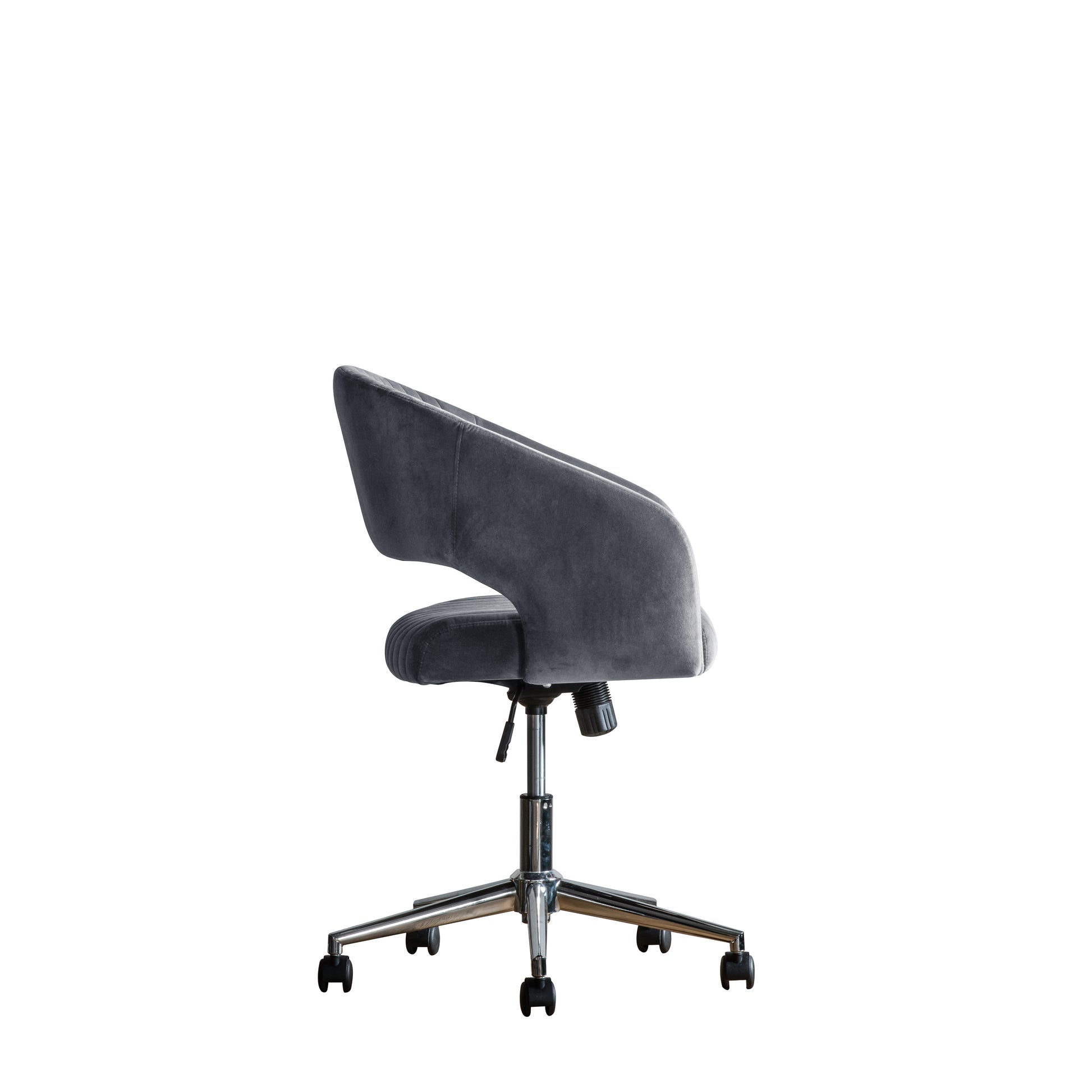 Murray Swivel Chair | Charcoal Velvet