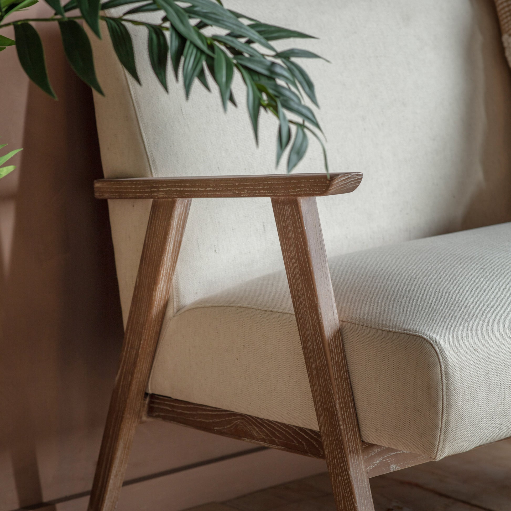 Eliana 2 Seater Sofa | Natural Linen