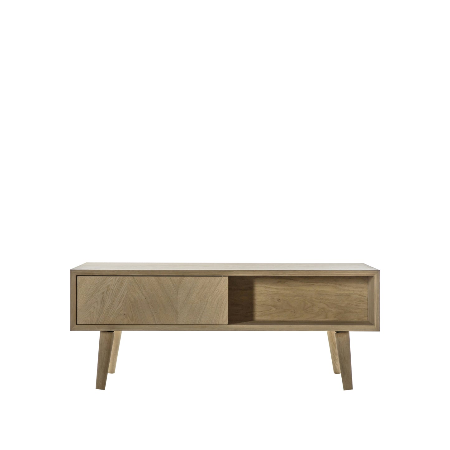 Chevron 2 Drawer Coffee Table 