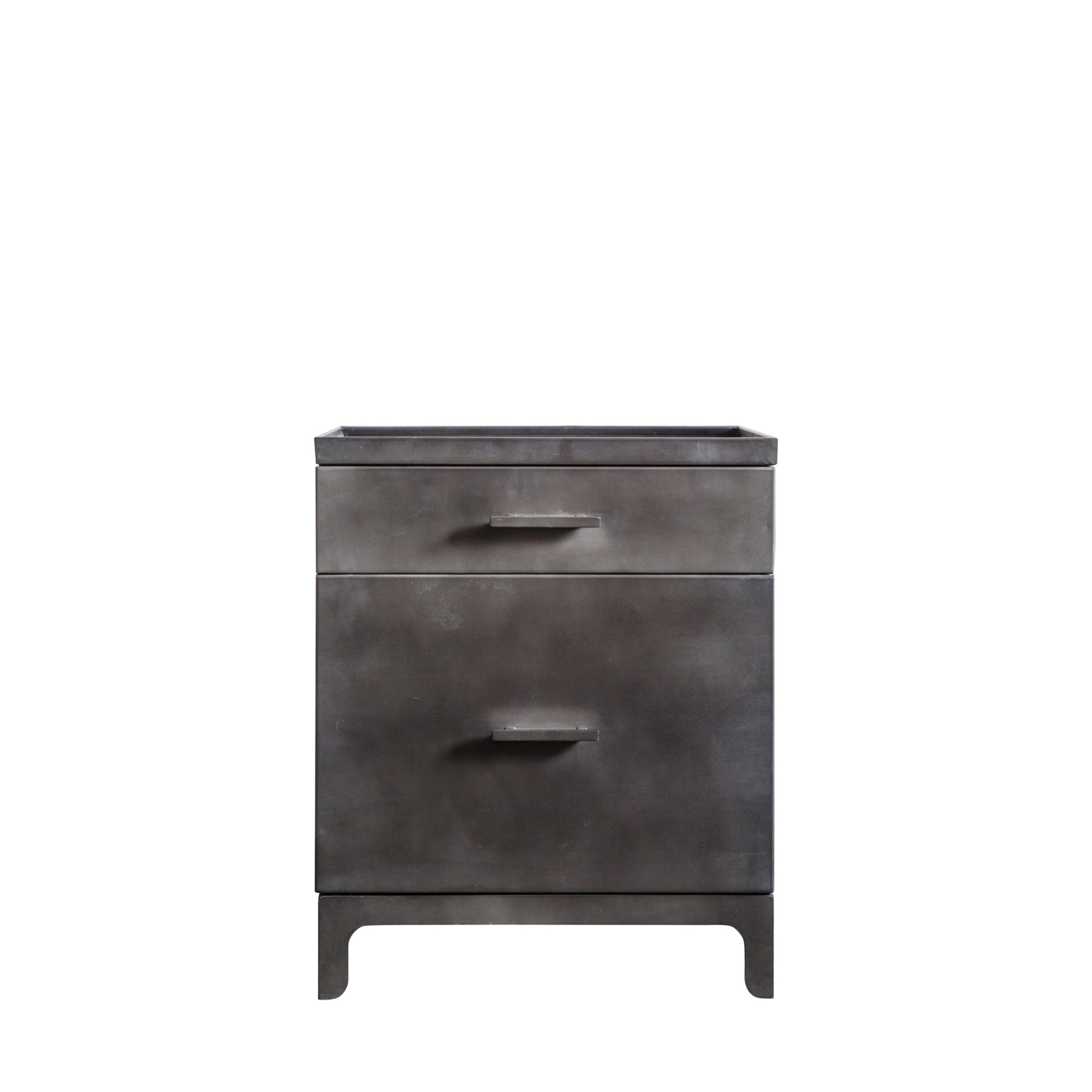 Tron Metal 2 Drawer Side Table 