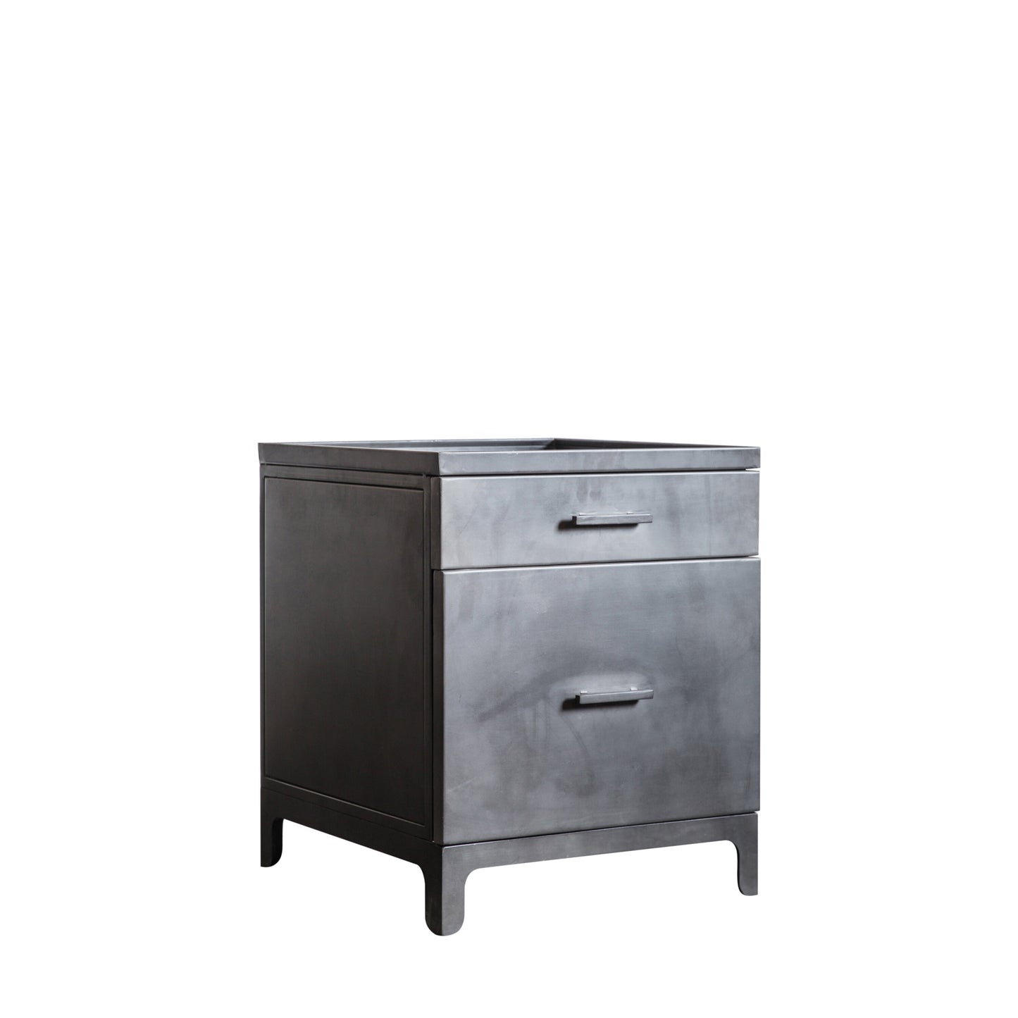 Tron Metal 2 Drawer Side Table 