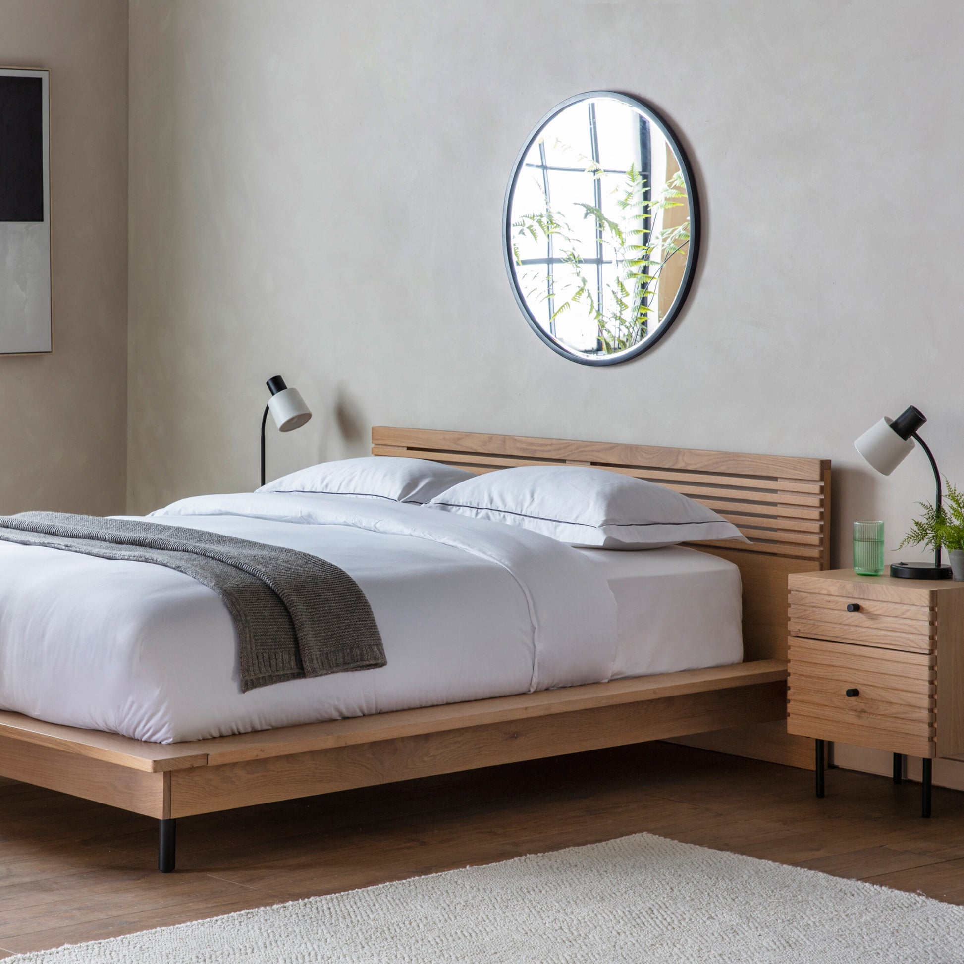 Chiyo Wooden Frame King Size Bed