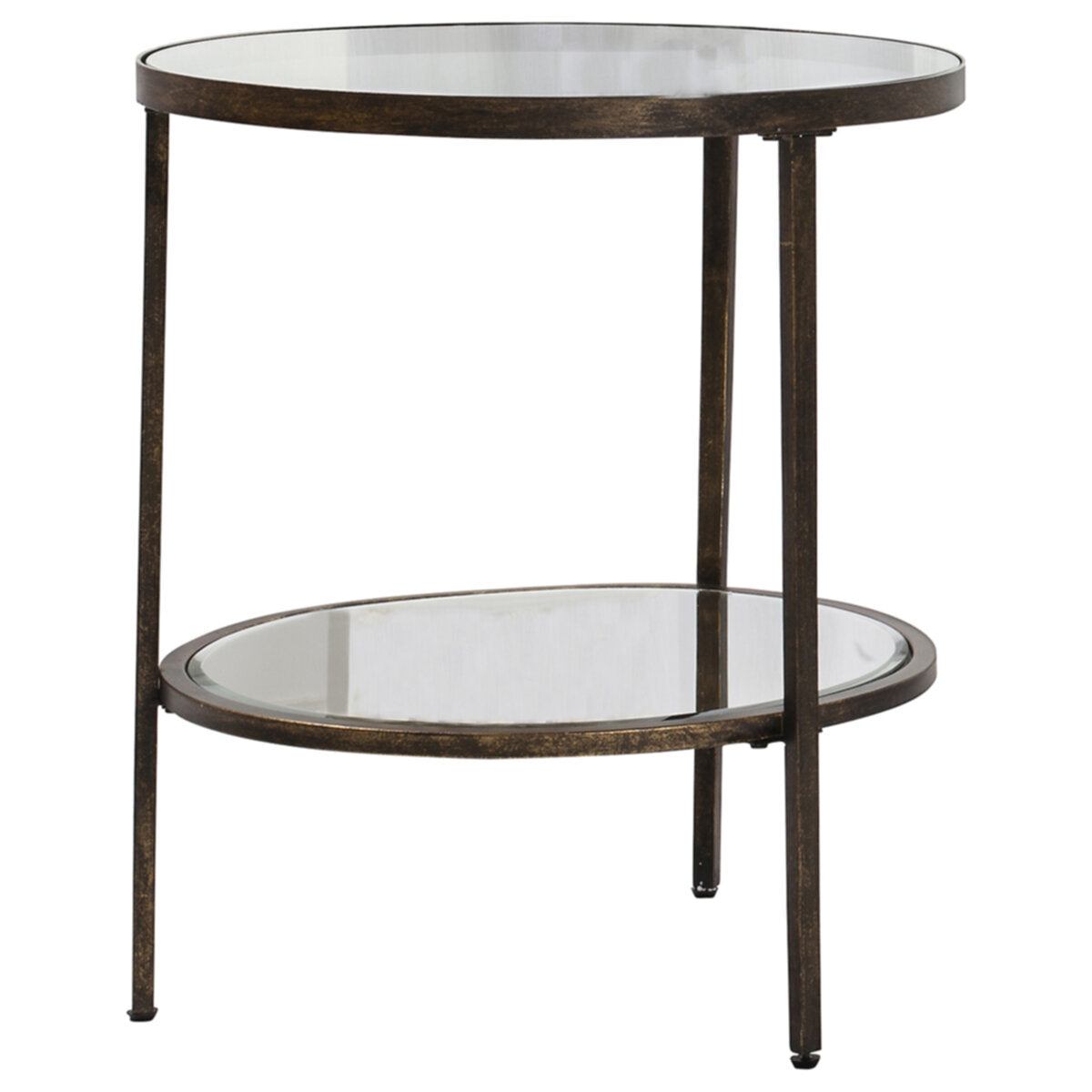 Slade Metal And Glass Side Table 