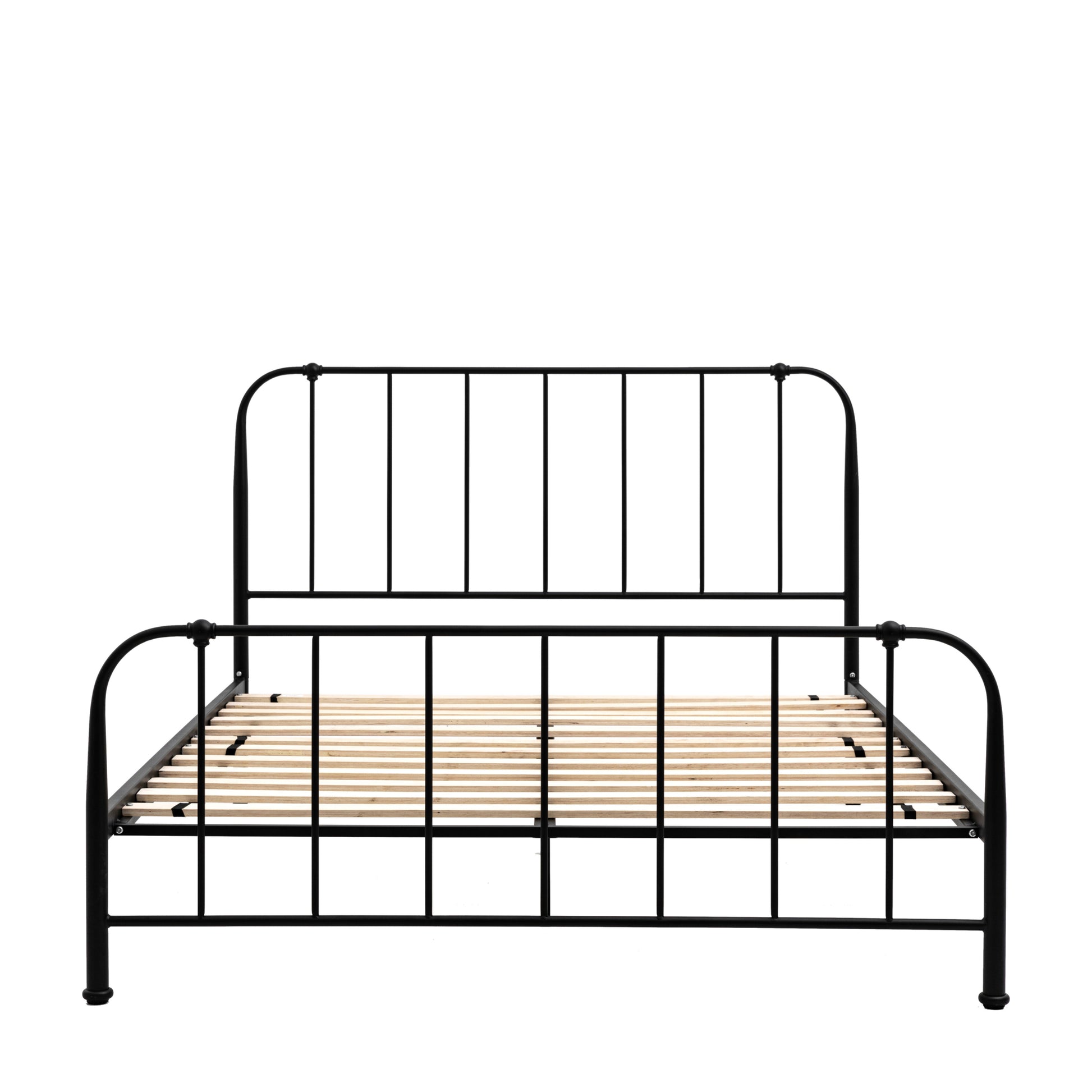 Rowan Metal King Size Bedstead | Black