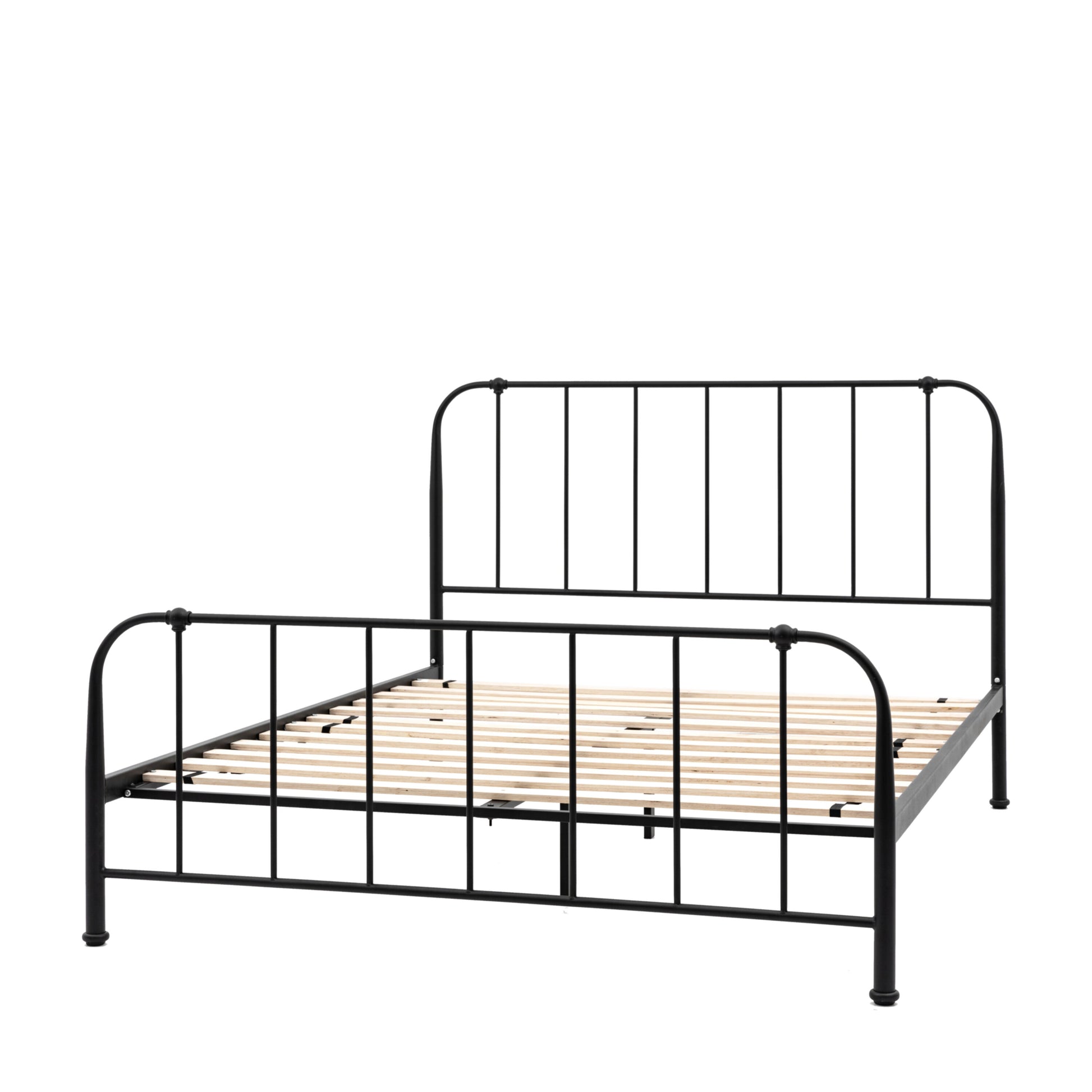 Rowan Metal King Size Bedstead | Black