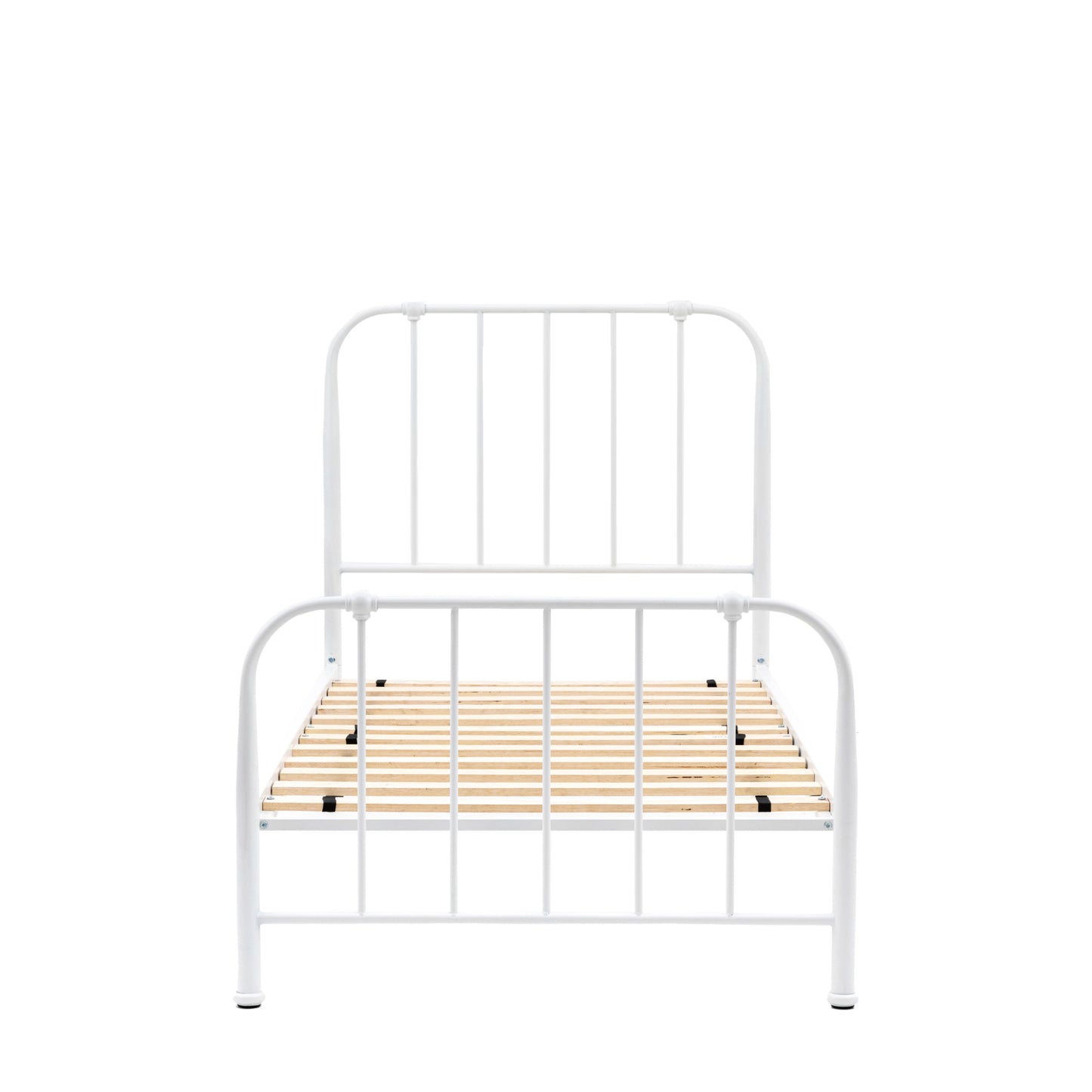 Rowan Metal Single Bedstead | Ivory