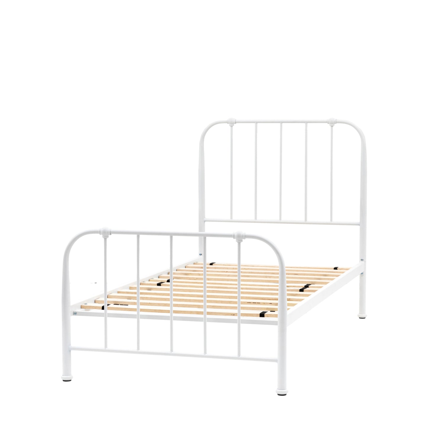 Rowan Metal Single Bedstead | Ivory