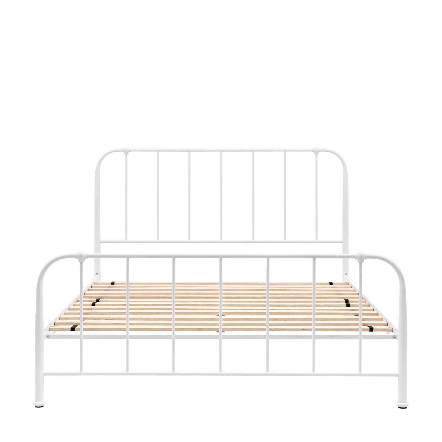 Rowan Metal King Size Bedstead | Ivory