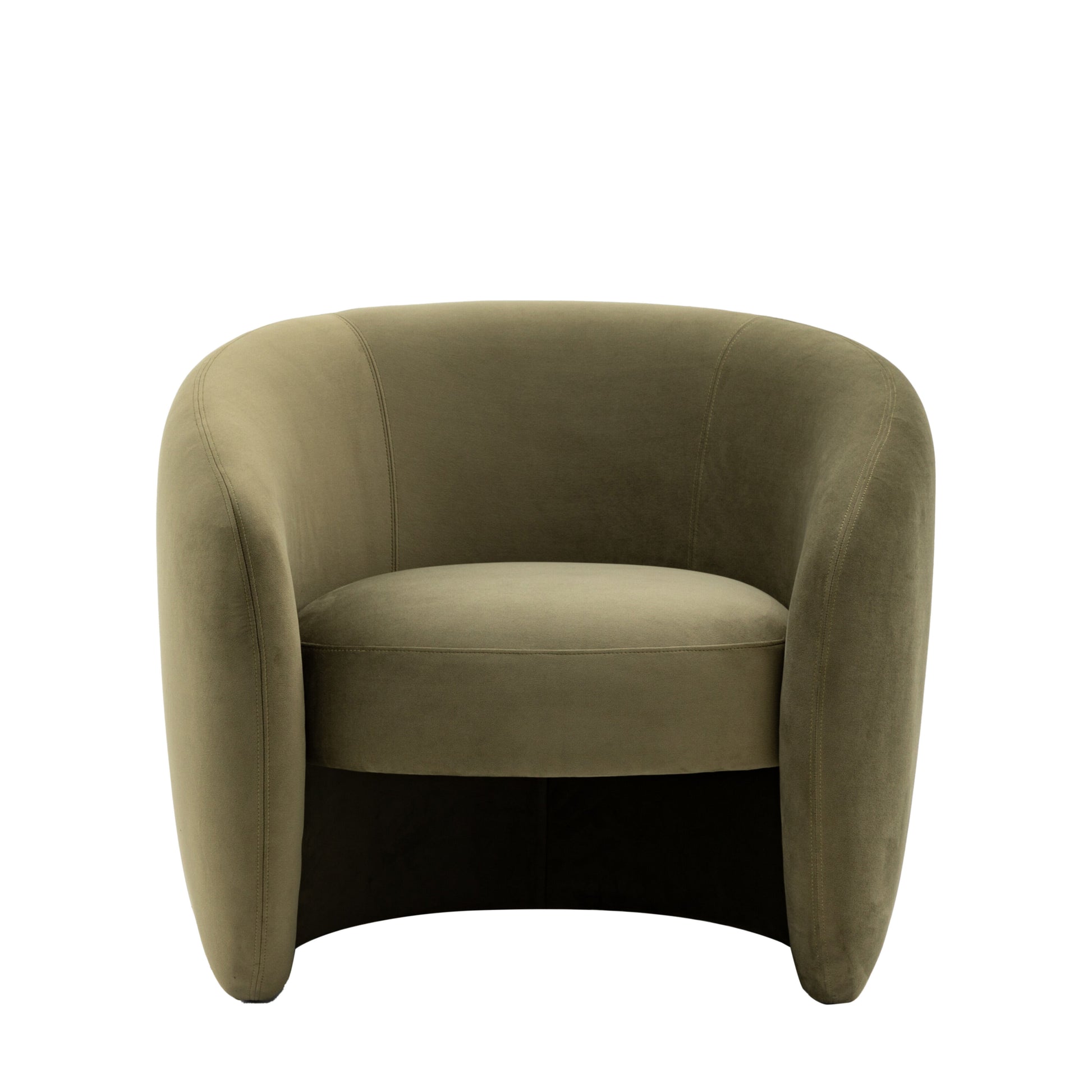 Jayden Fabric Tub Chair | Moss Green