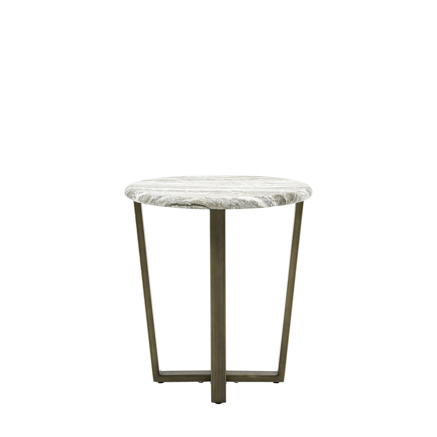 Faux Marble Side Table 
