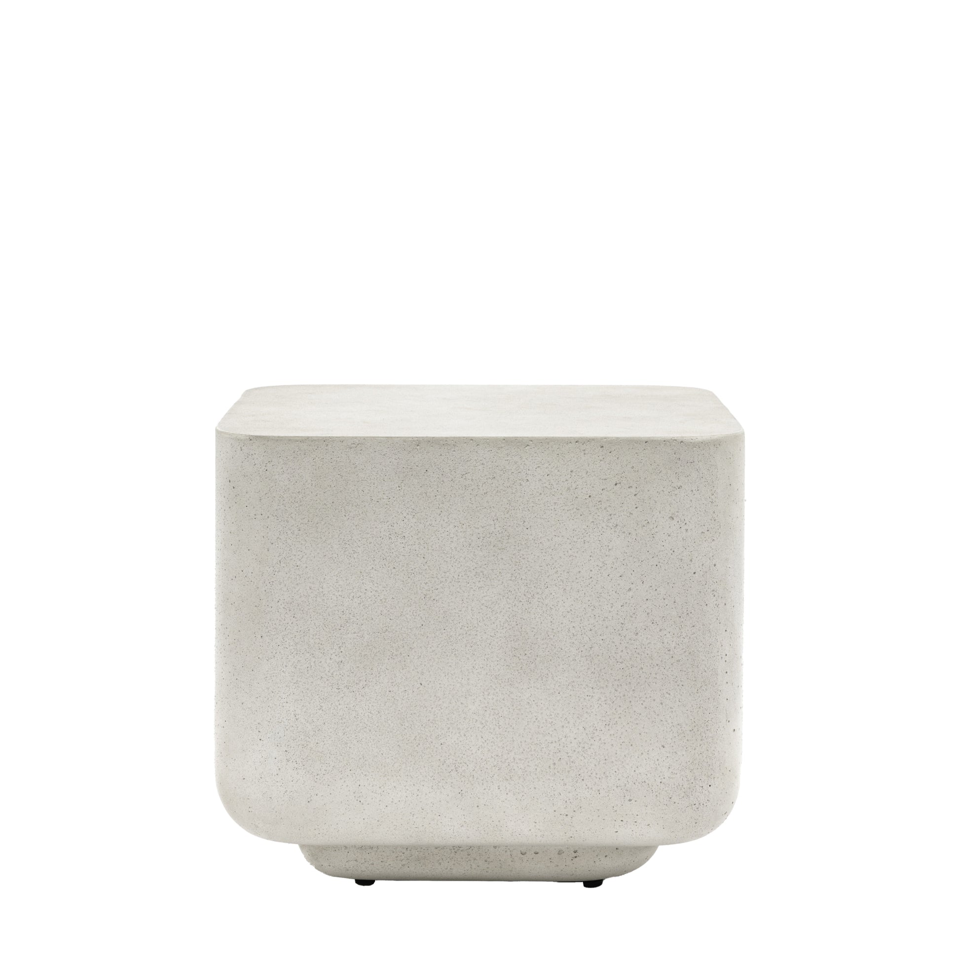 Concrete Effect Side Table 