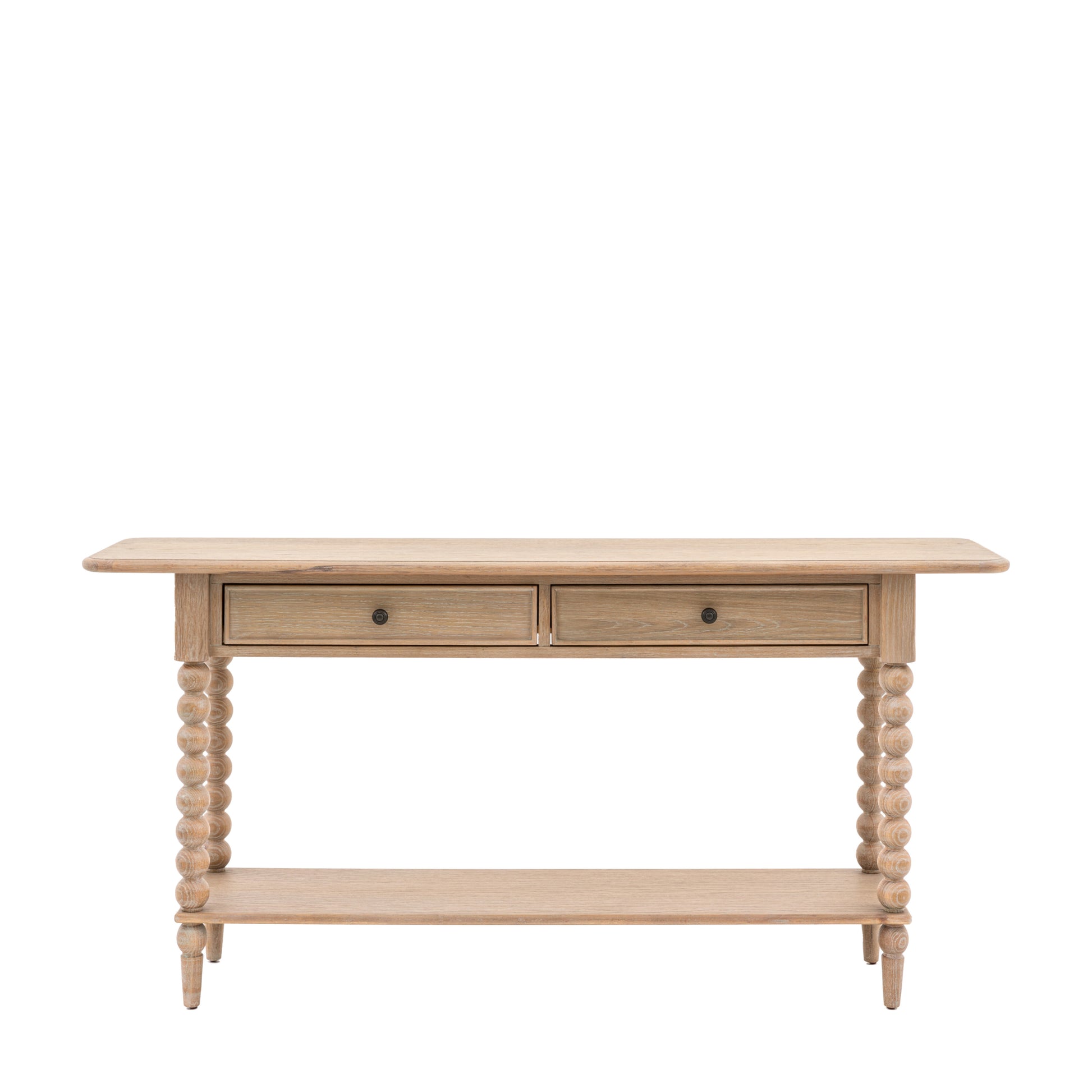 Colmar Lime Wash 2 Drawer Console Table 