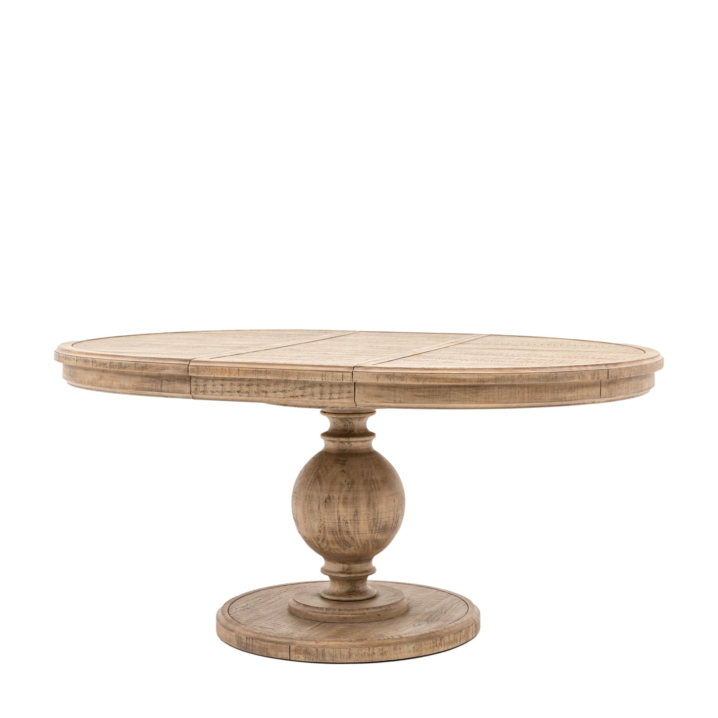 American Pine Round Extending Dining Table
