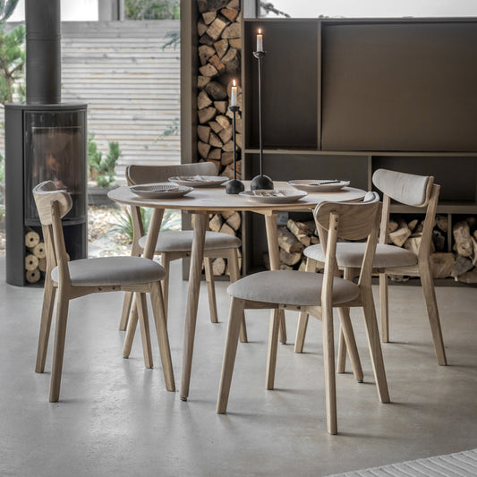 Axel Round Dining Table | Natural 