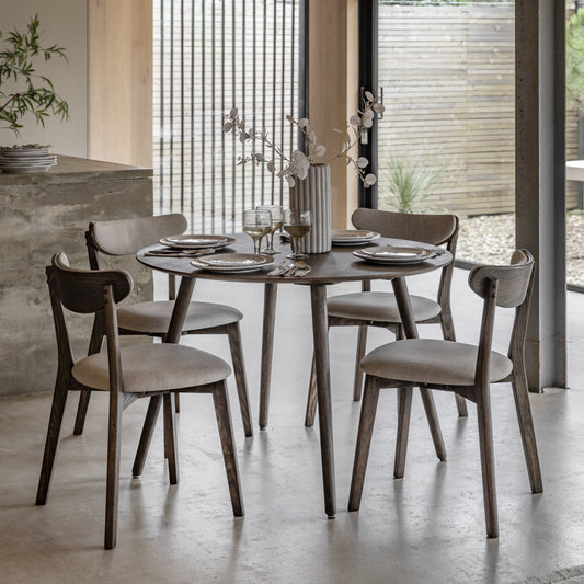 Axel Round Dining Table | Smoked 