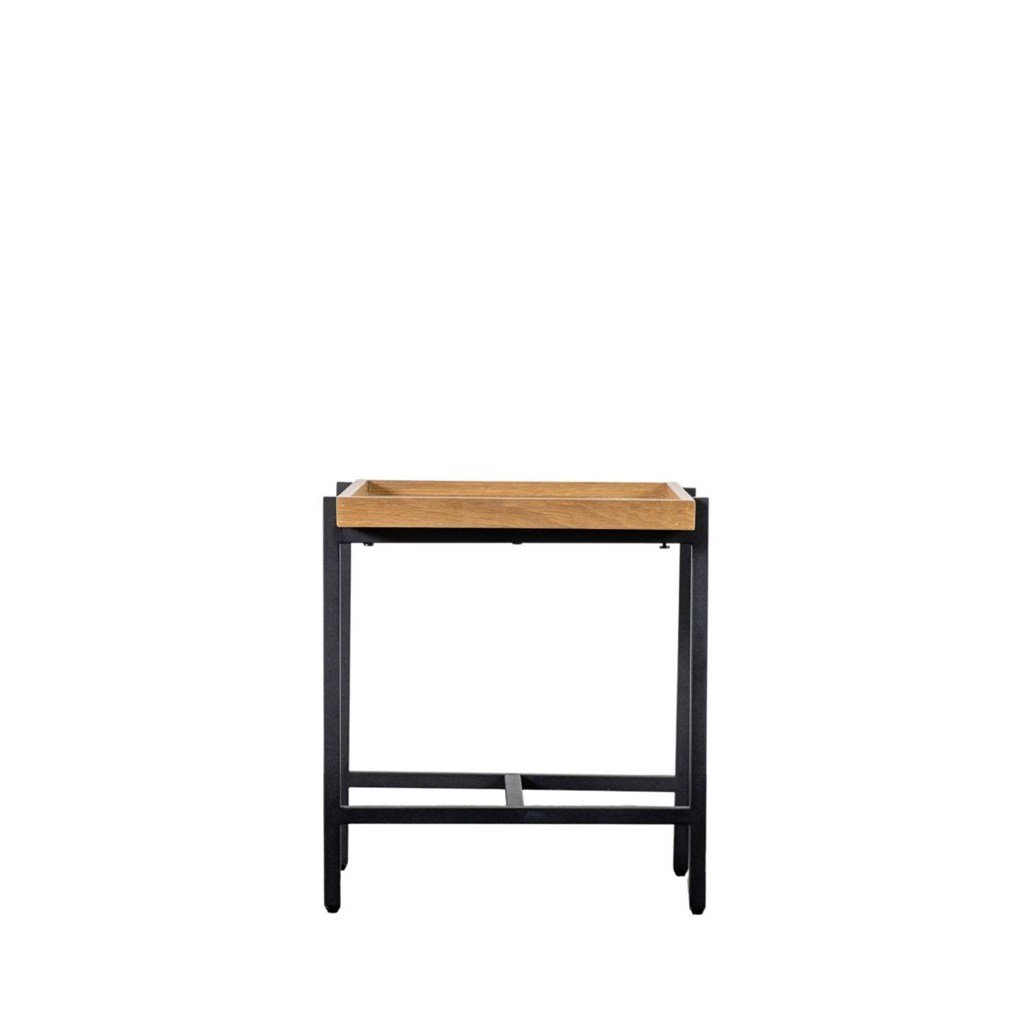 Emiko Metal And Wood Side Table 