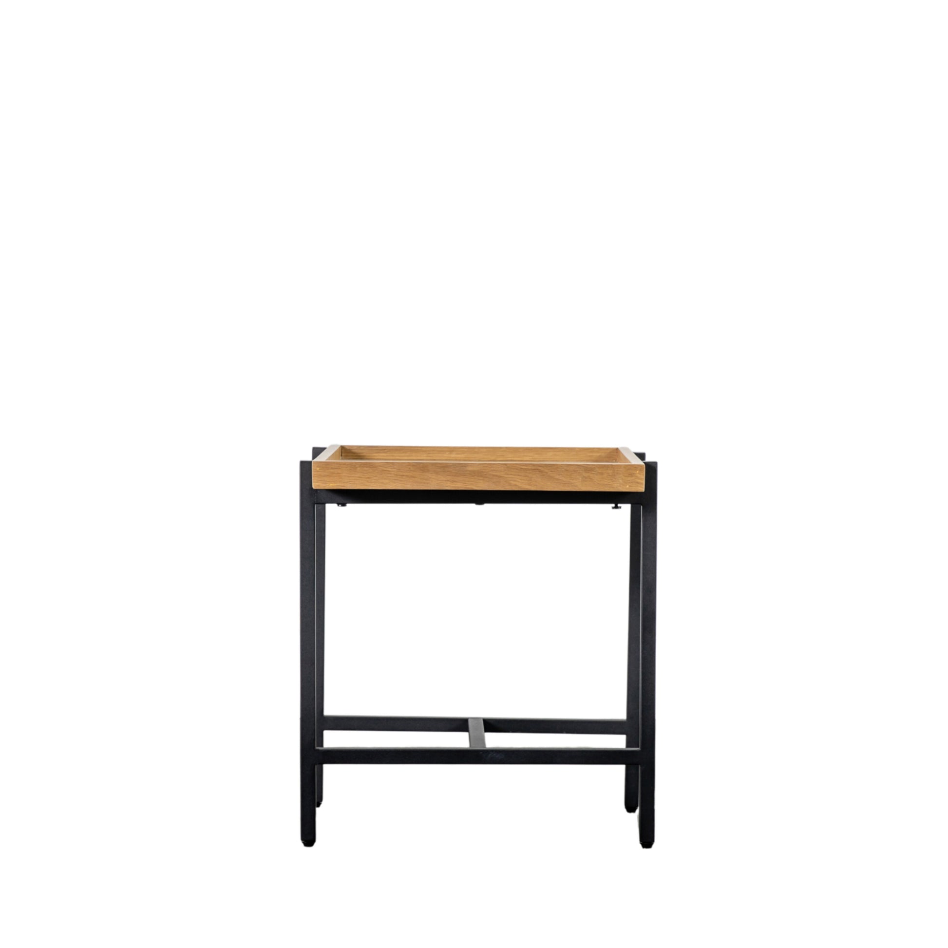 Emiko Metal And Wood Side Table 