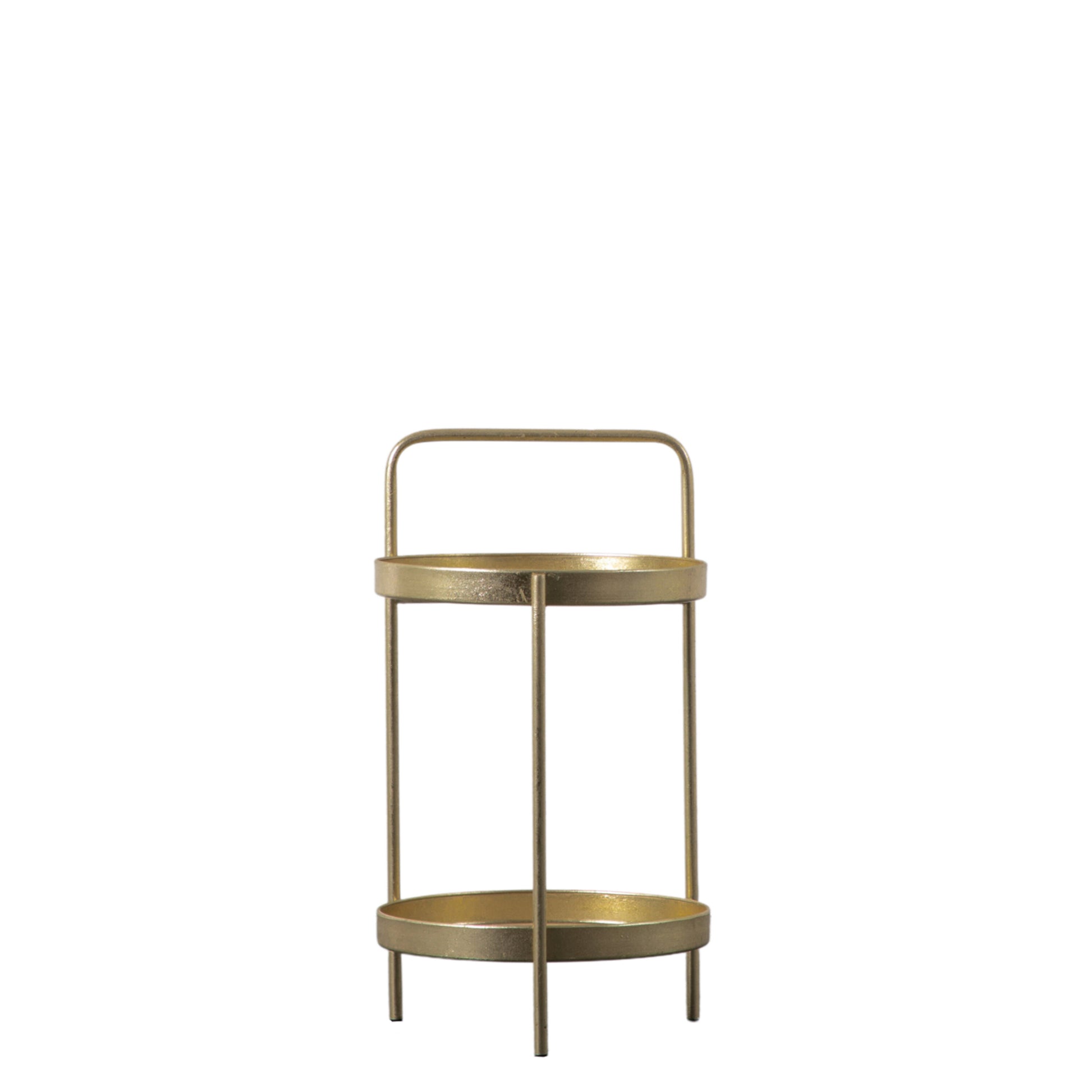 Iron Round Side Table | Gold 