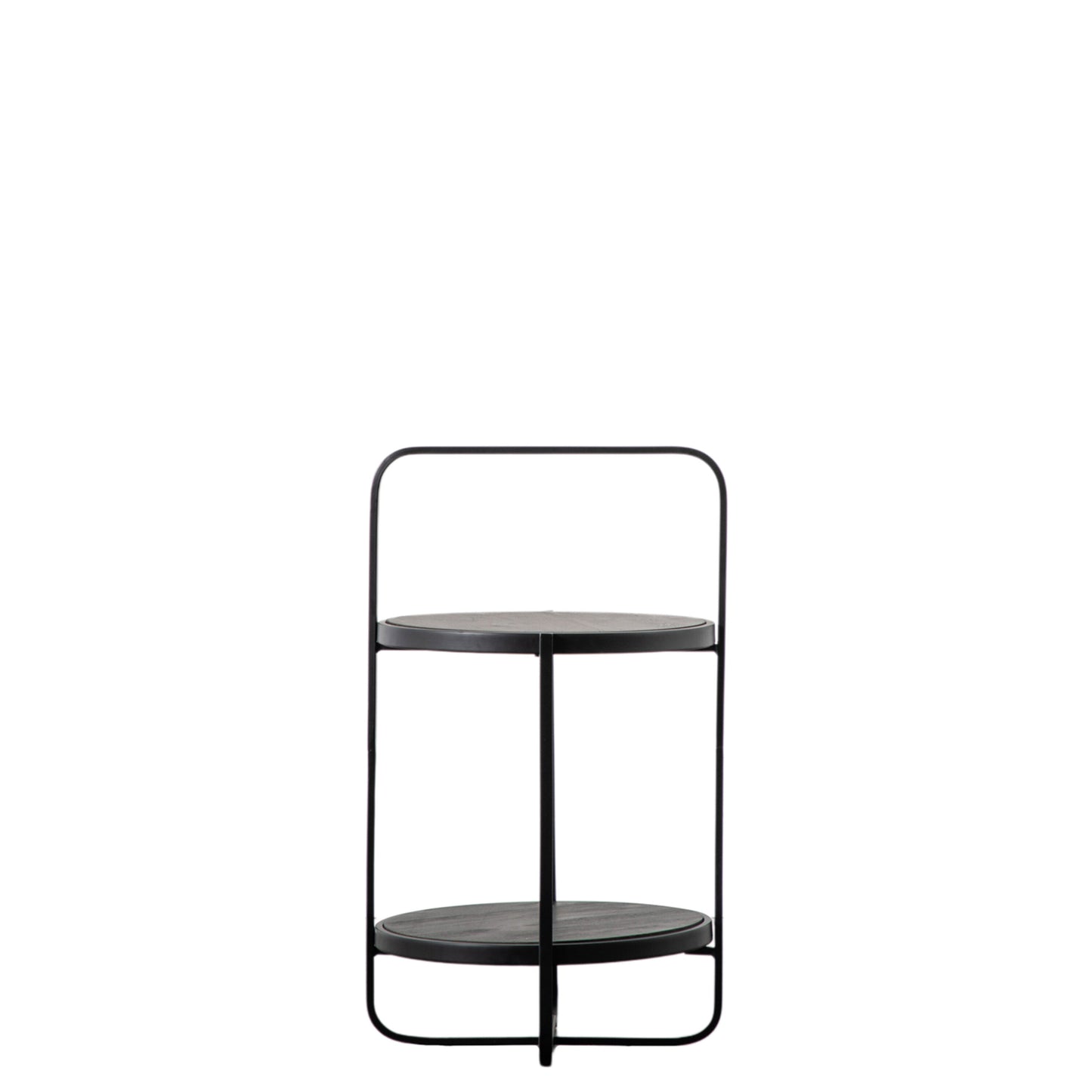 Adam Iron and Wood Side Table | Black 
