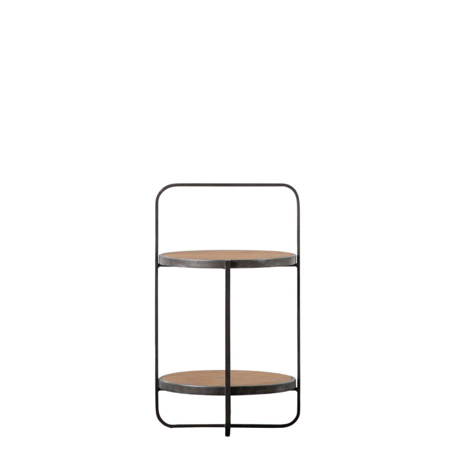 Adam Iron and Wood Side Table | Oak 