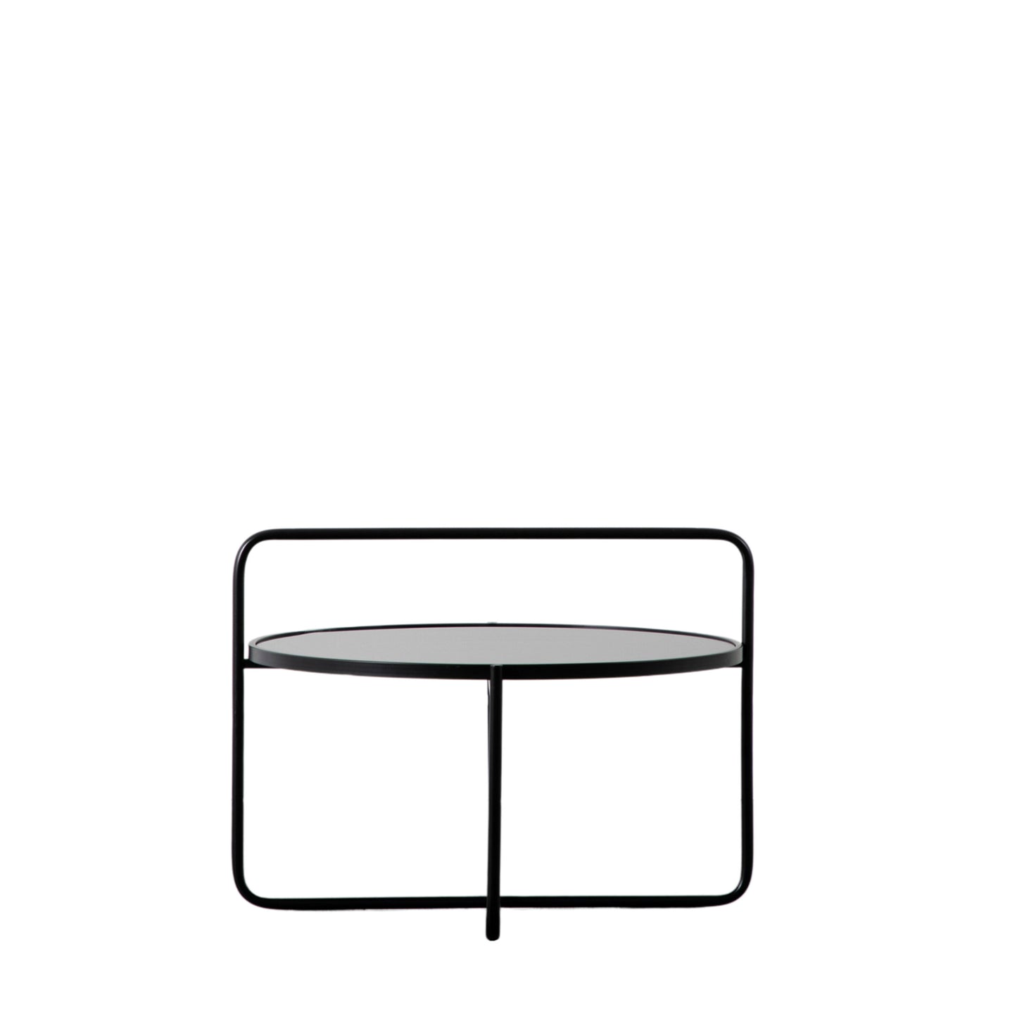 Jo Iron And Glass Coffee Table | Black