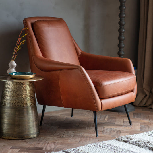 Apollo Relax Armchair | Brown Leather