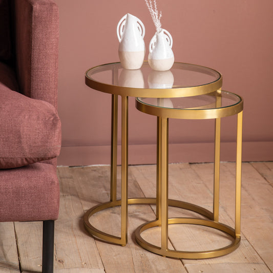 Rowe Nest of Two Tables | Gold