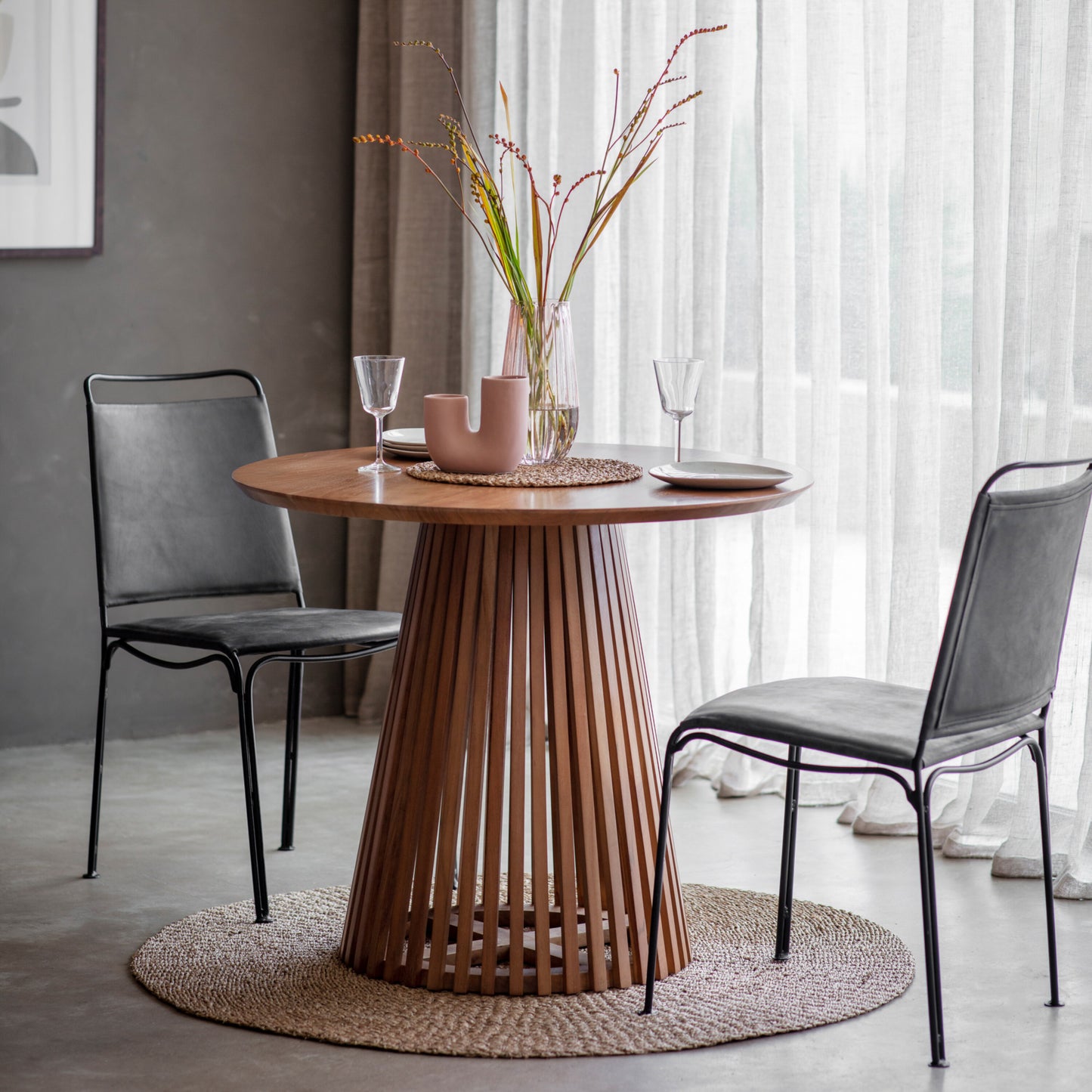 Esher Slatted Dining Table 