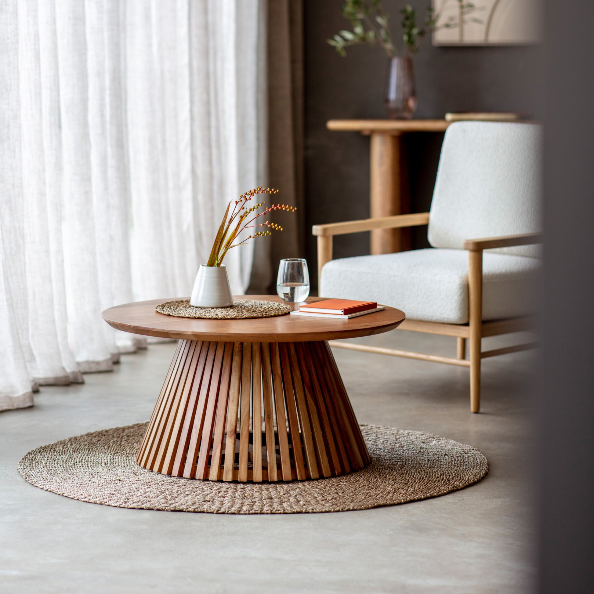 Esher Slatted Coffee Table 