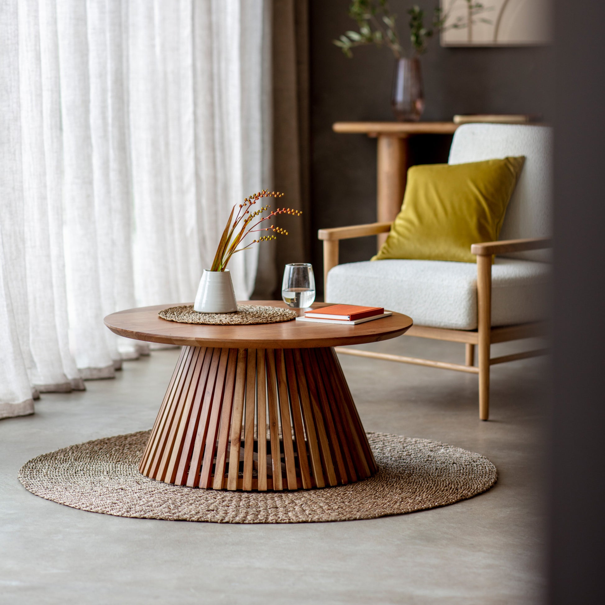 Esher Slatted Coffee Table 