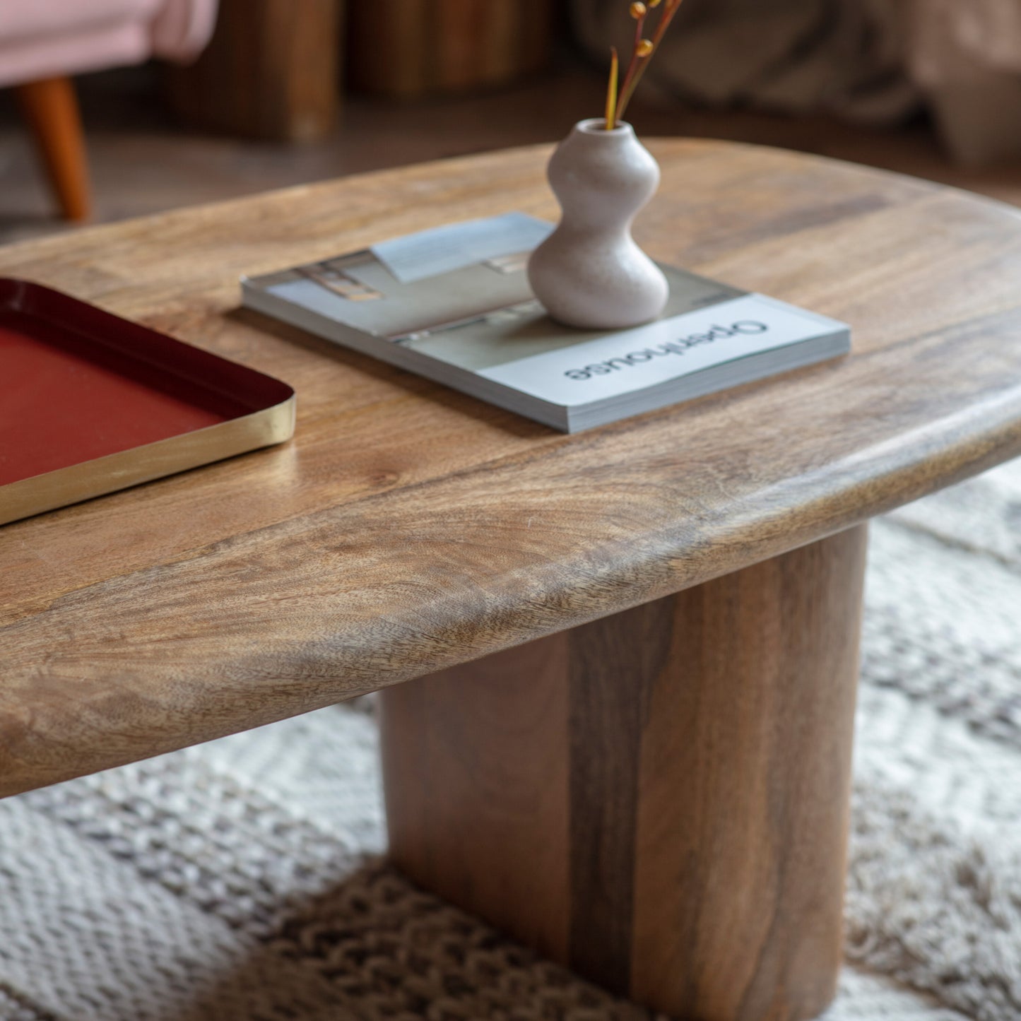 Iris Mango Wood Coffee Table 