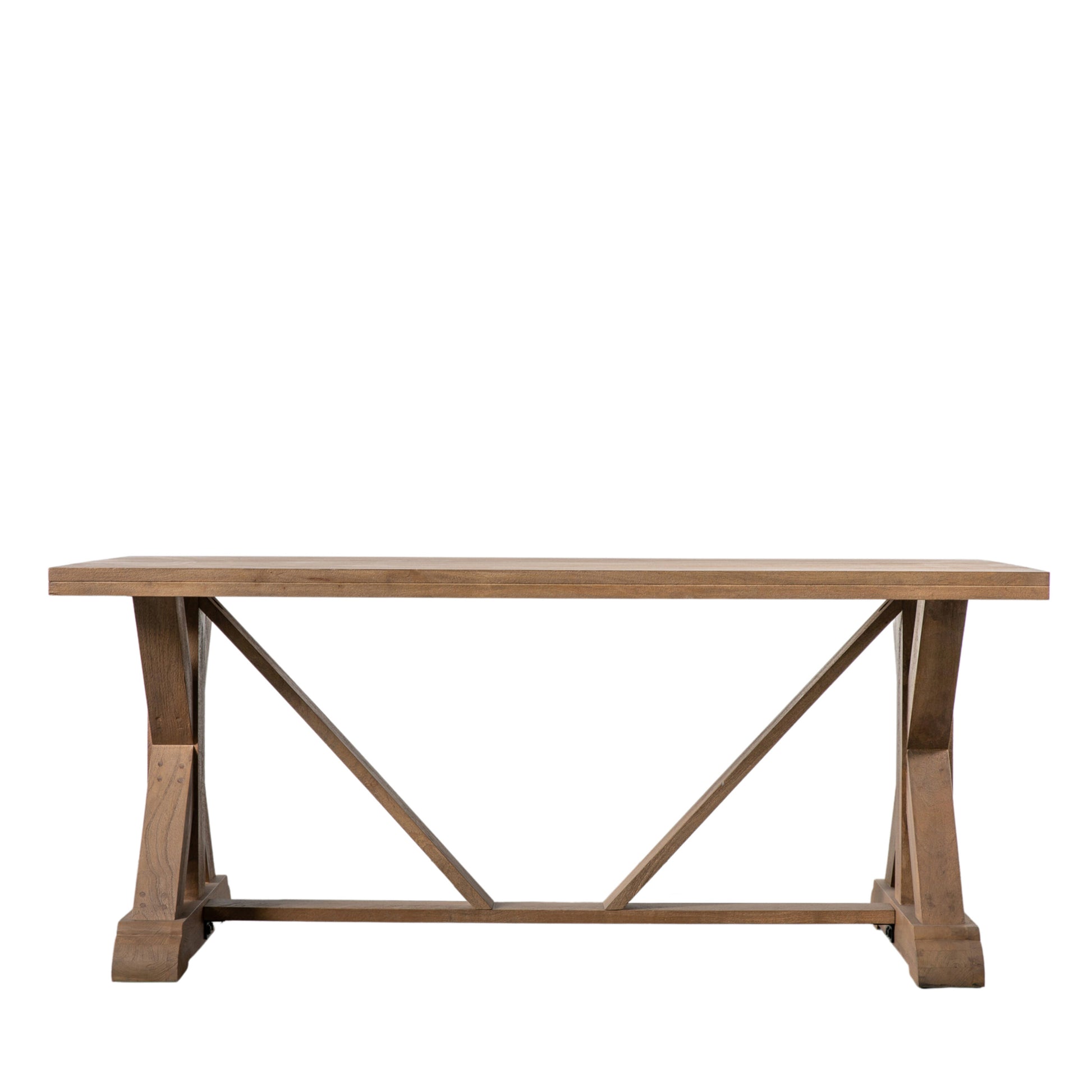 Atlas Mango Wood Trestle Dining Table