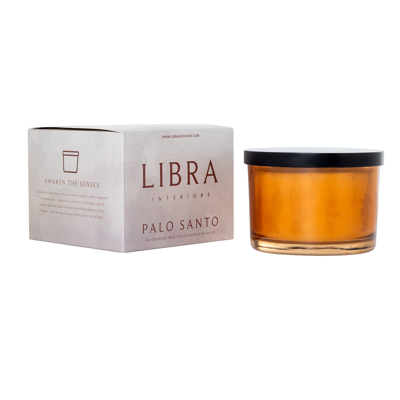 Candle Palo Santo, Amyris, Clove, Vetiver 350G - Rydan Interiors