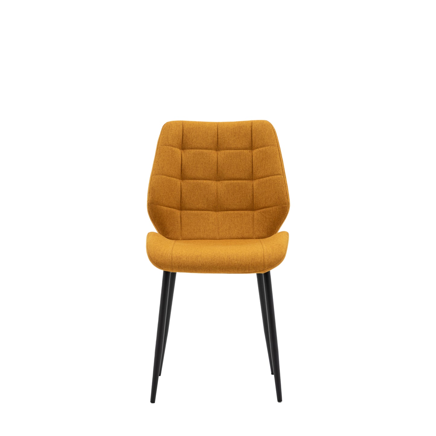 Amaya Fabric Dining Chair | Saffron (2 Pack)