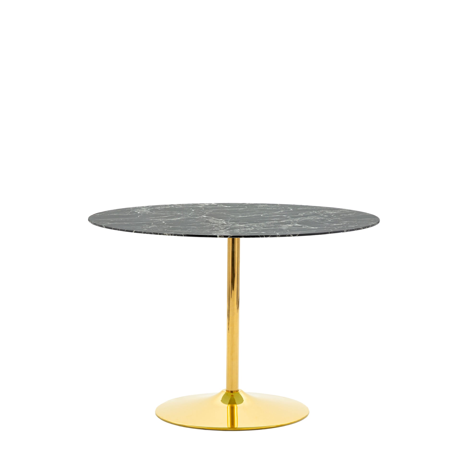 Newham Round Dining Table | Black Effect 