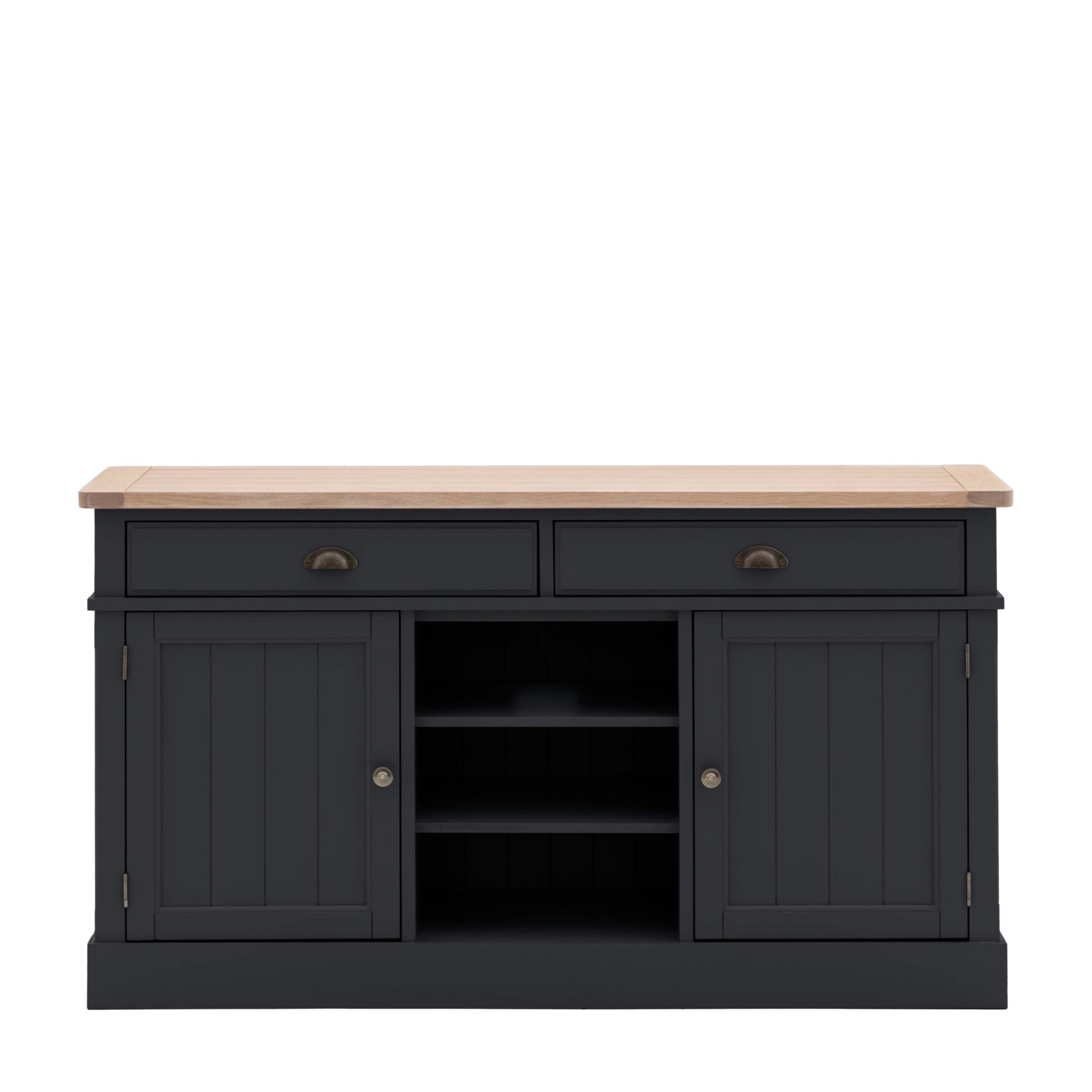 Asher 2 Door/2 Drawer Sideboard | Meteor