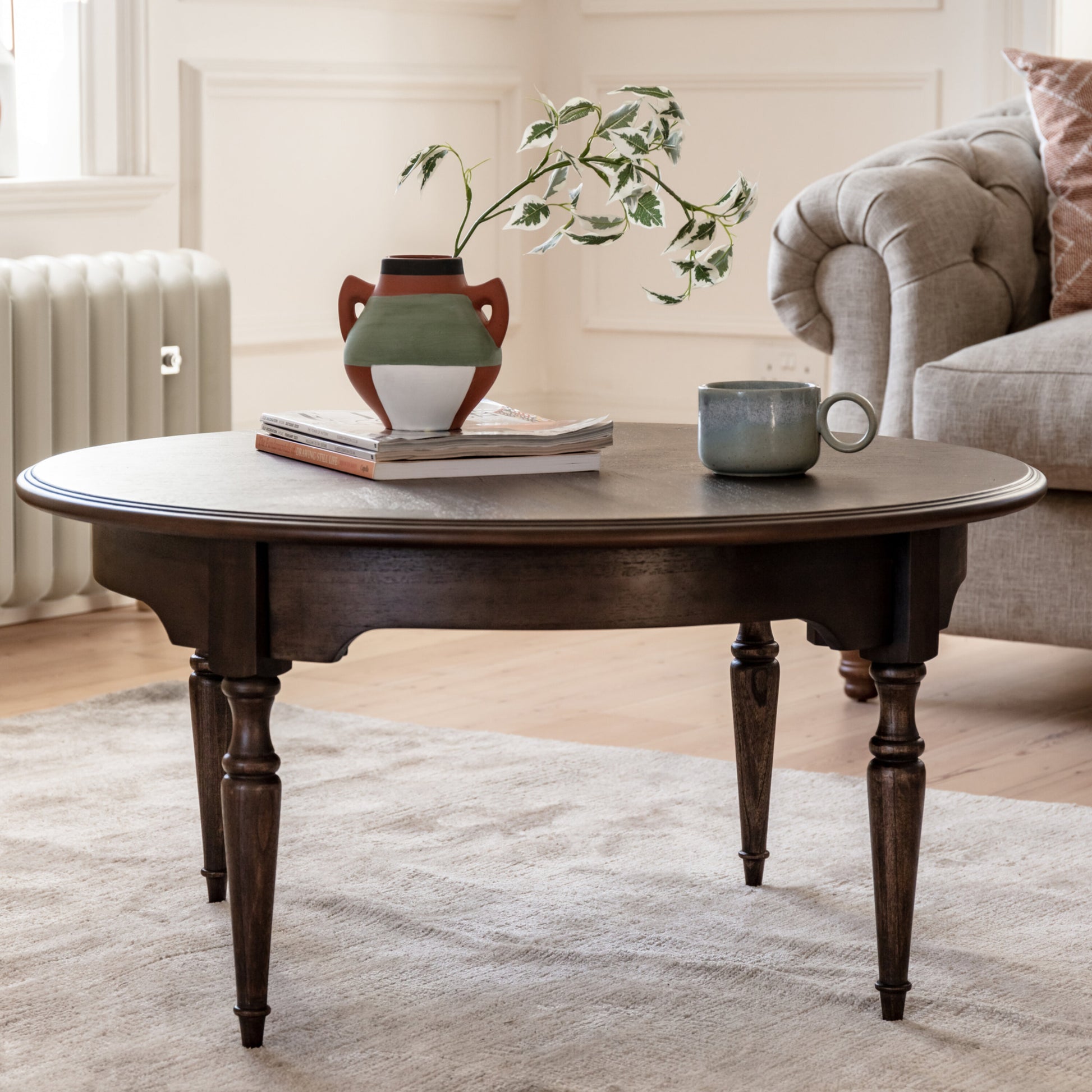 Mindi Walnut Coffee Table 