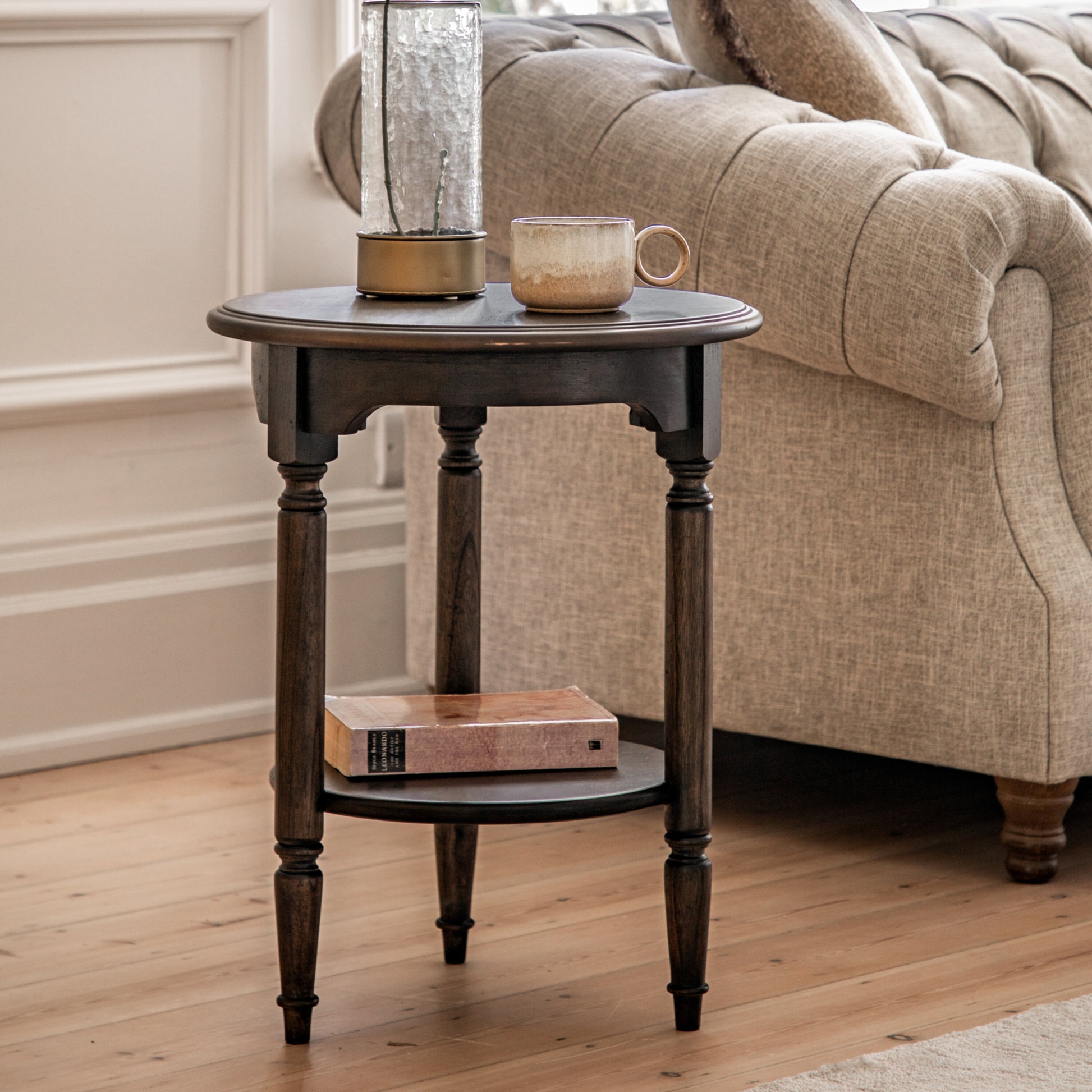 Mindi Walnut Side Table