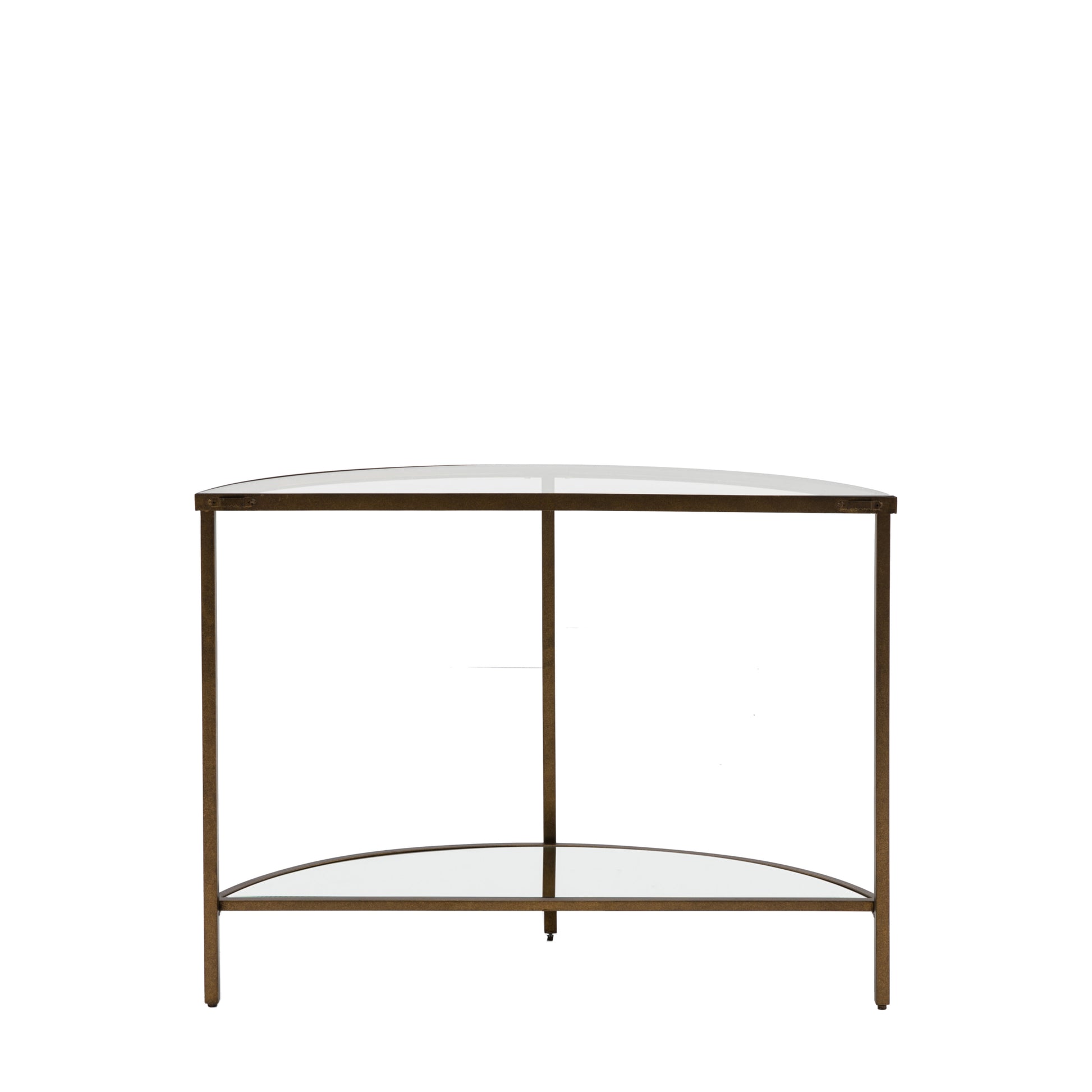 Slade Metal And Glass Console Table 