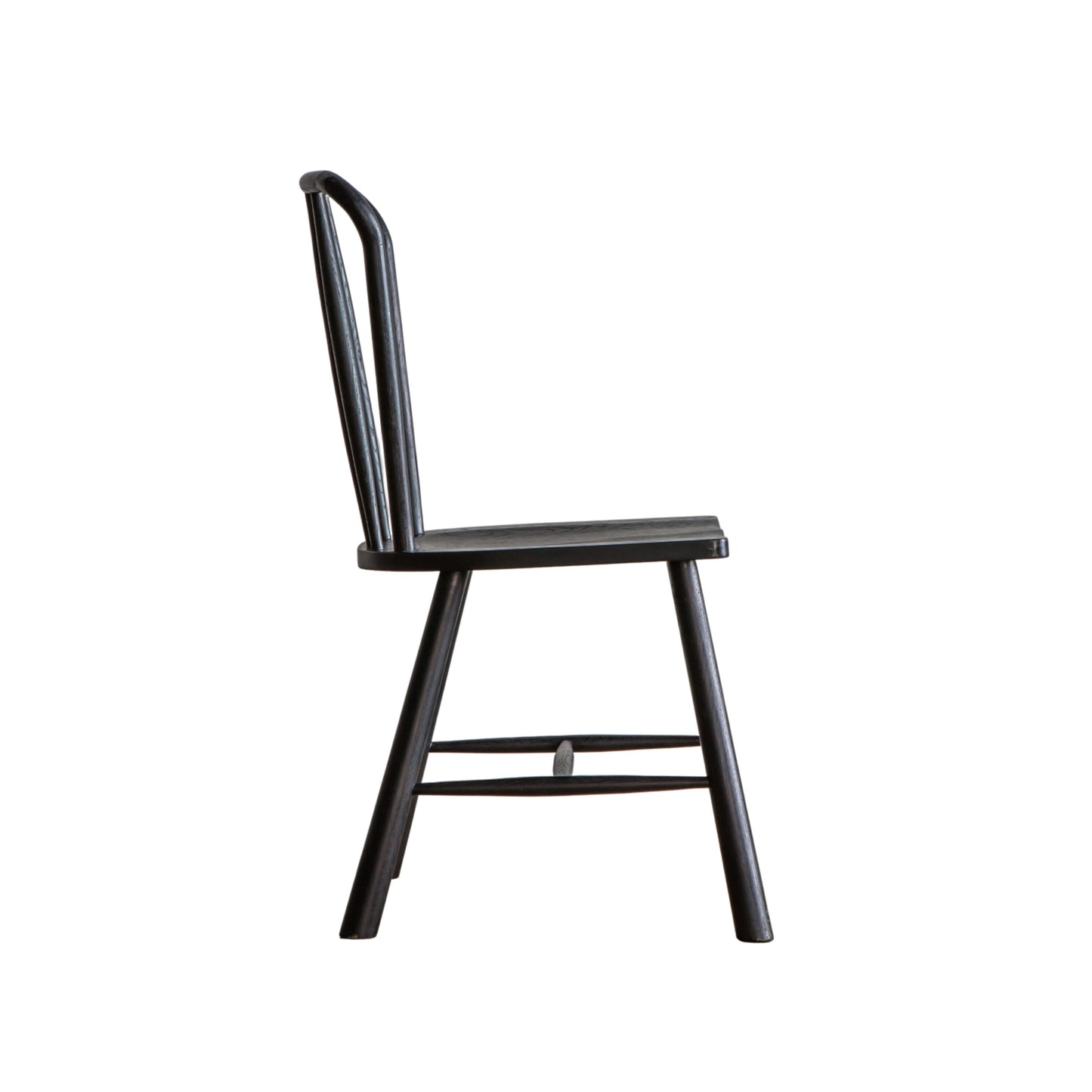 Emiko Metal And Wood Dining Chair | Black (2 Pack)