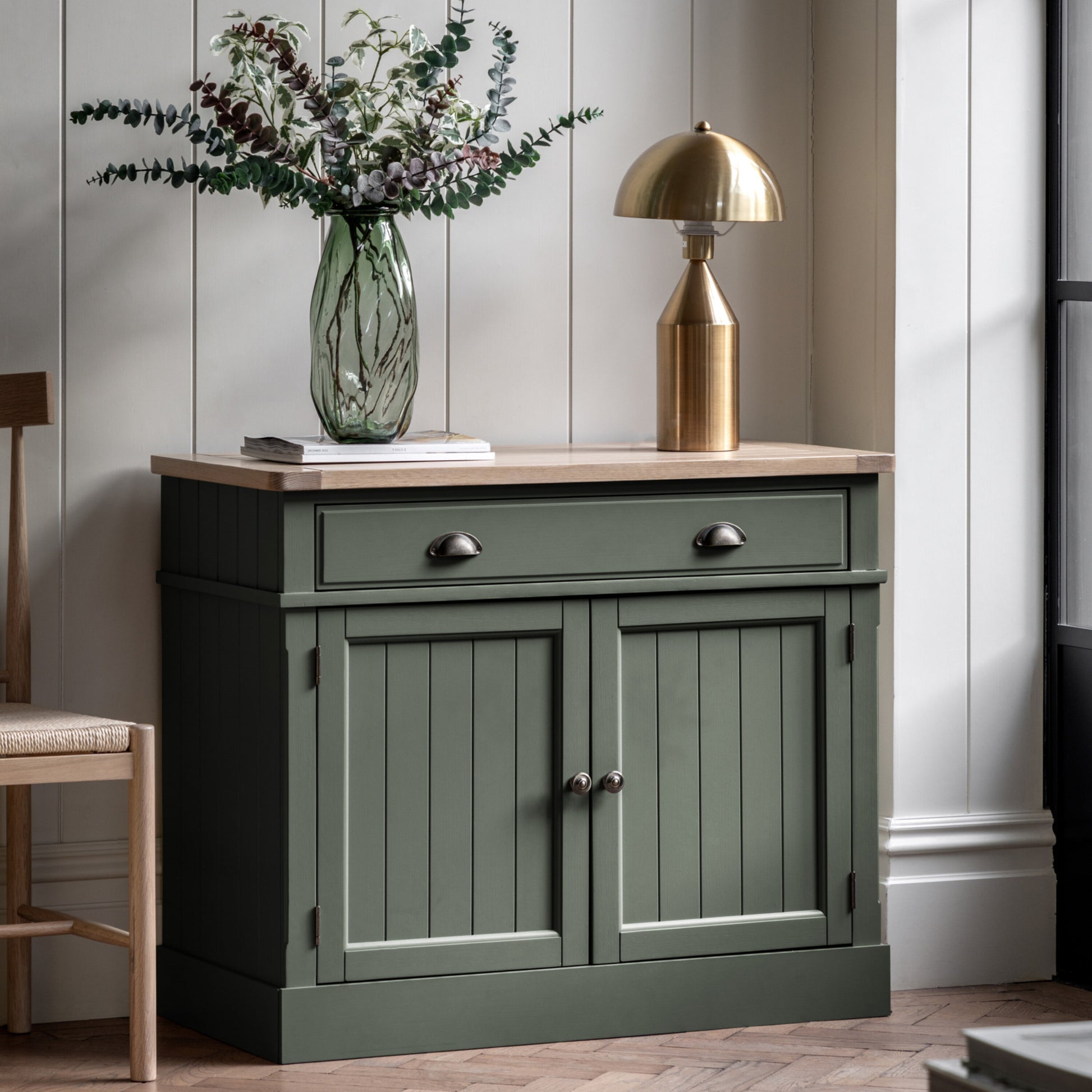 Asher 2 Door Sideboard | Moss