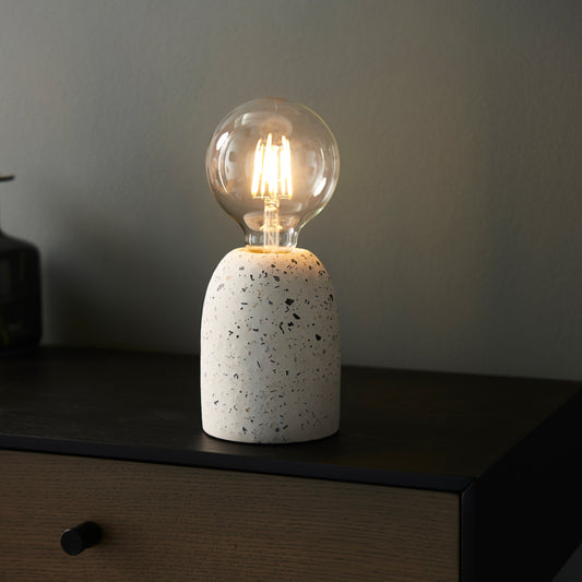 Terrazzo Table Lamp | White