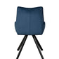 Brooke Arm Chair Pair | Dark Blue