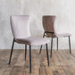 Ella Dining Chair Pack of 2 | Grey Velvet - Rydan Interiors