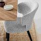 Belle  Boucle Dining Chair Pair | Grey