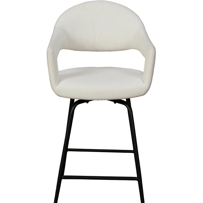 Jasmine Counter Chair (White) Pair