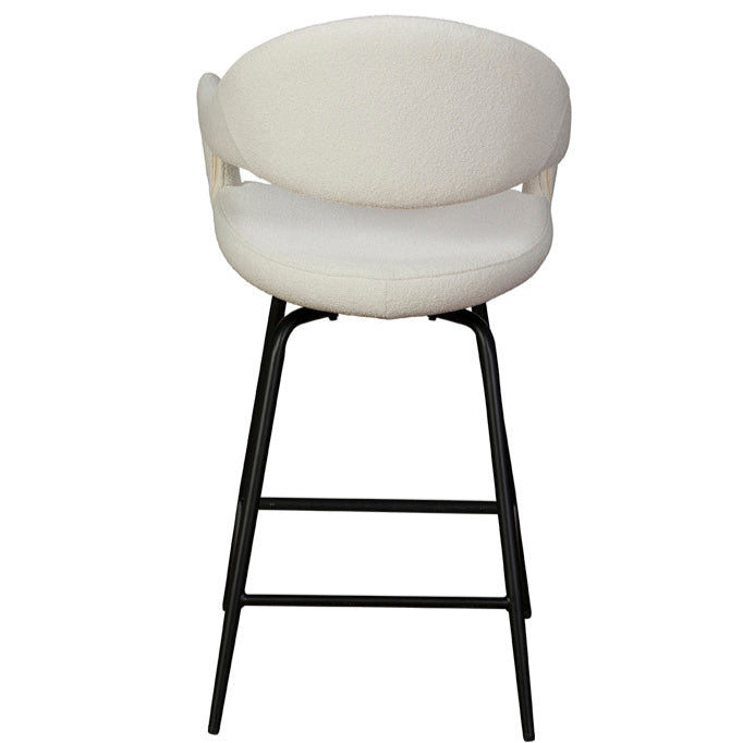 Jasmine Counter Chair (White) Pair