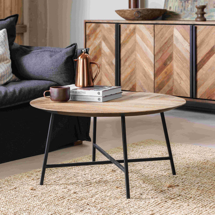 Parquet Top Coffee Table