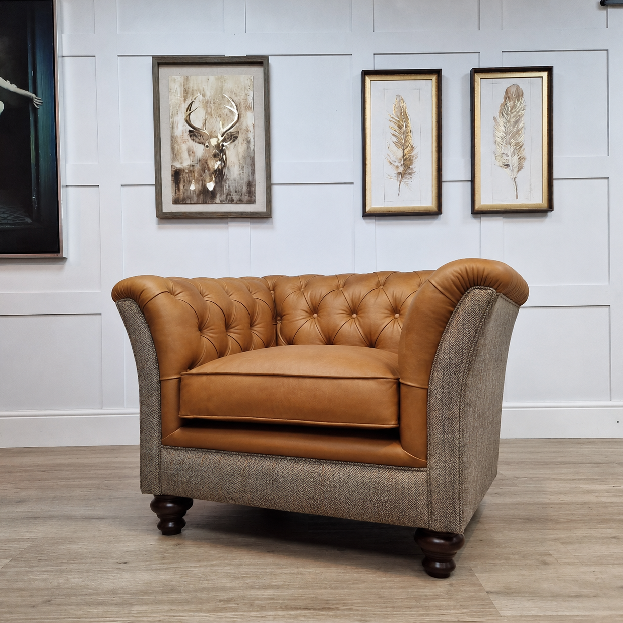 Arran Harris Tweed Armchair