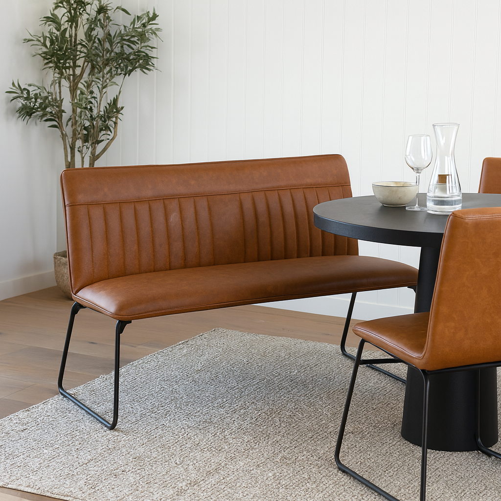 Cooper High Bench | Tan - Rydan Interiors